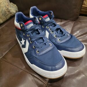 Converse Navy Blue Sneakers with White Accents